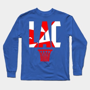 Los Angeles Basketball Throwback Long Sleeve T-Shirt